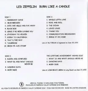 Led Zeppelin - Burn Like A Candle (4CD) (2002) {Empress Valley Supreme Disc} **[RE-UP]**