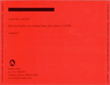 Cornelius Cardew - Four Principles on Ireland and Other Pieces (2001)