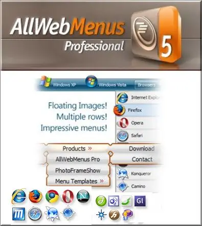 AllWebMenus Pro 5.2 Build 808