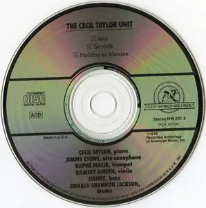 Cecil Taylor - The Cecil Taylor Unit (1978) {New World Records NW 201-2 rel 1987}