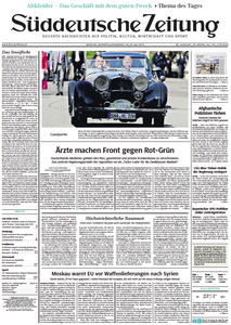 Süddeutsche Zeitung vom Mittwoch/Donnerstag, 29./30. Mai 2013