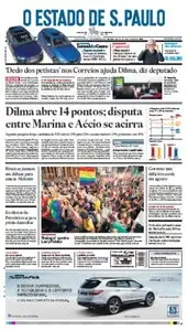 O Estado de São Paulo -  1 de outubro de 2014 - Quarta