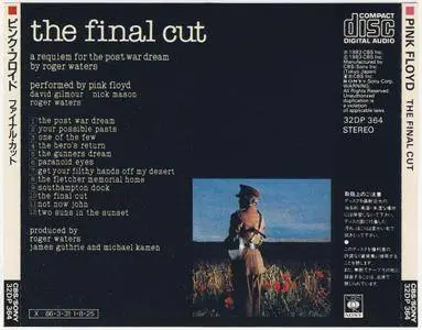 Pink Floyd - The Final Cut (1983) [1985, CBS/Sony 32DP-364, Japan]