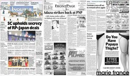 Philippine Daily Inquirer – July 17, 2008