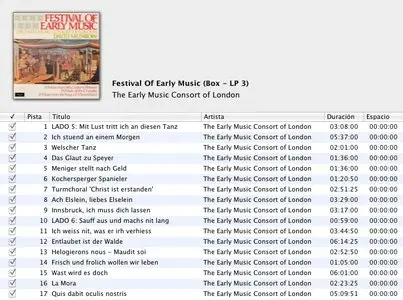 The Early Music Consort of London - Festival of Early Music (Box - 3 LP + Full 16 pages booklet / FLAC)