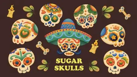 Mexican Sugar Skulls 48221093