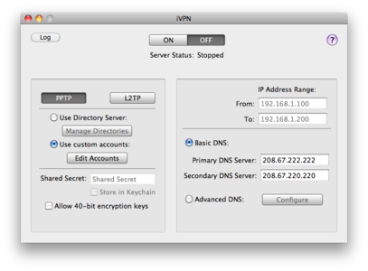 Macserve iVPN v6.1 Mac OS X