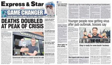 Express and Star Sandwell Edition – August 04, 2020