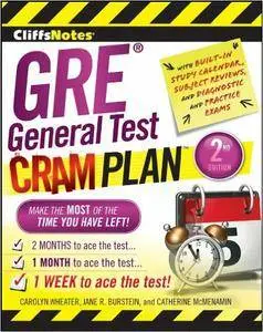 CliffsNotes GRE General Test Cram Plan (2nd Edition)
