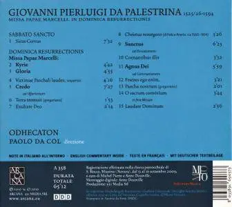Odhecaton & Paolo da Col - Palestrina: Missa Papae Marcelli (2017)