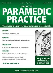 Journal of Paramedic Practice - September 2017