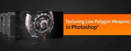 Texturing Low Polygon Weapons in Photoshop