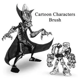 Cartoon Characters Brush