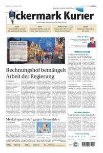 Nordkurier - Prenzlauer Zeitung - 27. November 2017