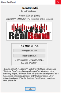 PG Music Band-in-a-Box 2021 Build 845 With Realband 2021(9) Multilingual