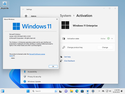 Windows 11 Enterprise 22H2 Build 22621.2215 (No TPM Required) With Office 2021 Pro Plus Multilingual Preactivated