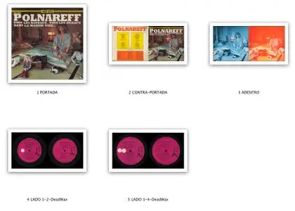 Michel Polnareff ‎- Tous Les Bateaux... (1975) FR 1st Pressing - 2 LP/FLAC In 24bit/96kHz