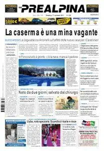 La Prealpina - 17 Dicembre 2017