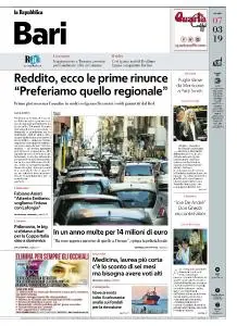 la Repubblica Bari - 7 Marzo 2019