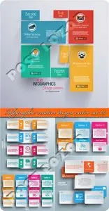 Infographic creative design vector set 159