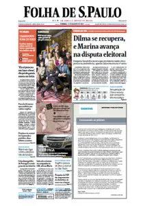 Jornal Folha de São Paulo - 11 de agosto 2013 - Domingo