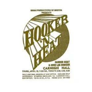 Canned Heat with John Lee Hooker - Carnegie Hall, New York City, NY (1971)