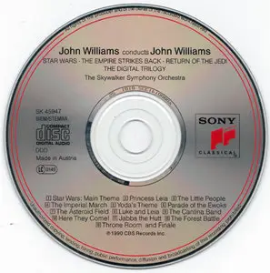 John Williams - The Star Wars Trilogy (1990, Sony Classical # SK 45947) [RE-UP]
