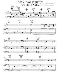 I Get Along Without You Very Well (Except Sometimes) - Hoagy Carmichael, Jamie Cullum (Piano-Vocal-Guitar)