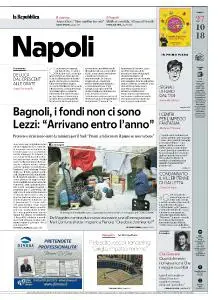 la Repubblica Napoli - 27 Ottobre 2018