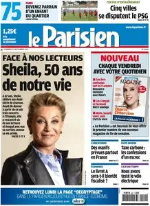 Le Parisien + Cahier Paris du Vendredi 21 Septembre 2012