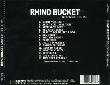 Rhino Bucket - No Song Left Behind (2007)