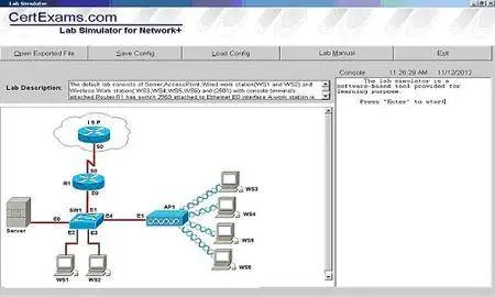 CertExams Lab Simulator For Network Plus v2.1.0