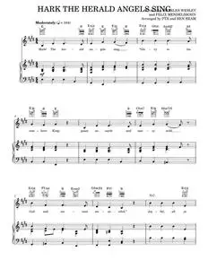 Hark! The Herald Angels Sing - Pentatonix (Piano-Vocal-Guitar)