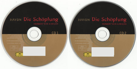 Joseph Haydn - Herbert v. Karajan / Wunderlich / Prey / Wiener Philharmoniker - Die Schöpfung (1965, CD reissue 2004)