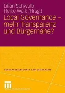 ]Local Governance - mehr Transparenz und Bürgernähe?