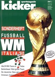 Kicker Magazin Sonderheft Fussball WM 1990