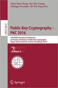 Public-Key Cryptography – PKC 2016, Part II