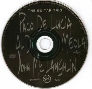Paco de Lucia , Al Di Meola & John McLaughlin - The Guitar Trio (1996) {2010 Nueva Integral Box Set CD 24 of 27}