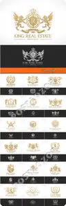 Luxury logos vector
