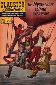 Classics Illustrated 034 The Mysterious Island Jules Verne