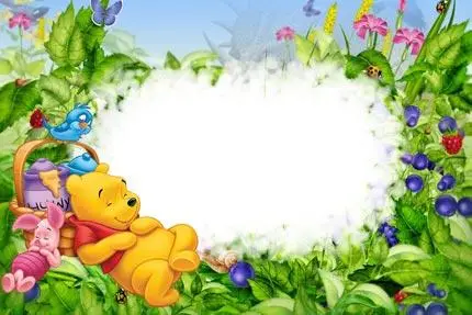 Vinny Pooh Frame for Photoshop