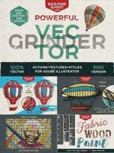CreativeMarket - POWERFUL Vector GRINDER Toolkit