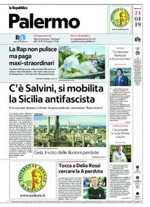 la Repubblica Palermo – 24 aprile 2019
