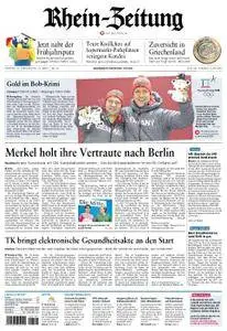 Rhein-Zeitung - 20. Februar 2018