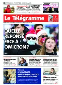 Le Télégramme Guingamp – 27 décembre 2021