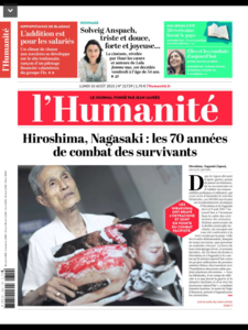 l'humanité du lundi 10 aout 2015