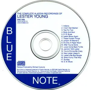 Lester Young - The Complete Aladdin Recordings (1995) {Blue Note rec 1942-1947}