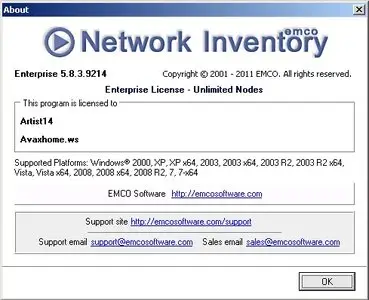 EMCO Network Inventory Enterprise 5.8.3 (Repost)