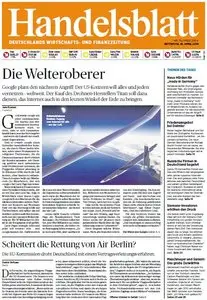 Handelsblatt vom Mittwoch, 16. April 2014