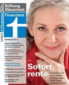 Stiftung Warentest Finanztest Magazin Dezember No 12 2010